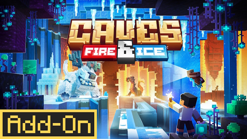 CAVES: Fire & Ice on the Minecraft Marketplace by Glorious Studios