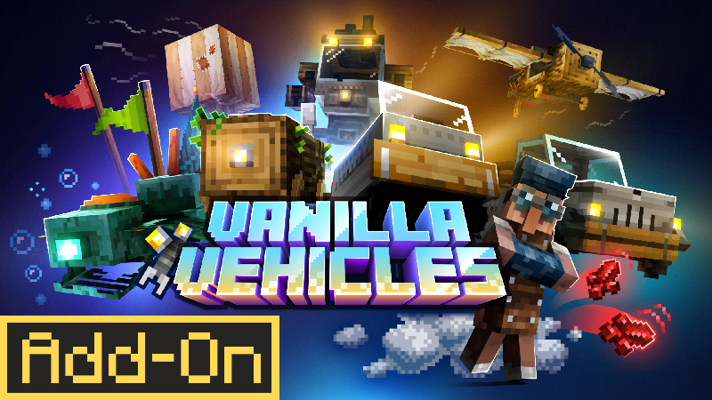Vanilla Vehicles on the Minecraft Marketplace by Blockworks