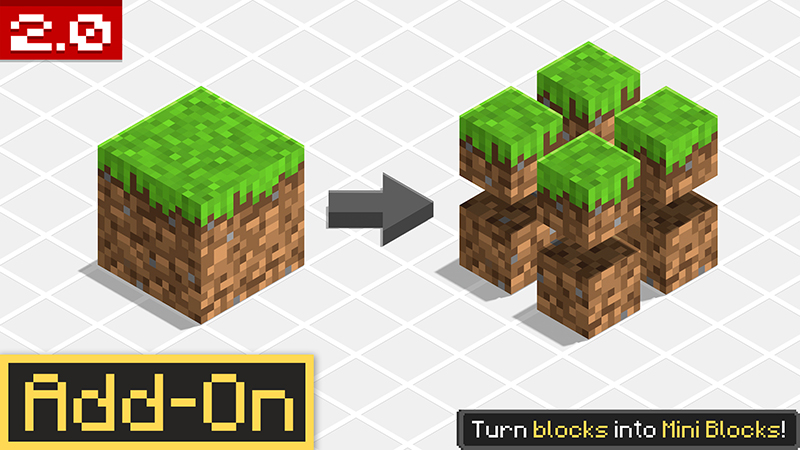 Mini Blocks Add-On 2.0 on the Minecraft Marketplace by Float Studios