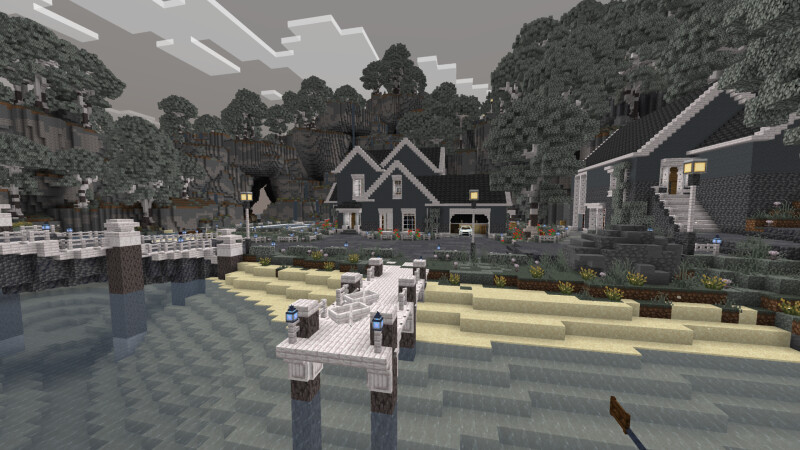 Pale Garden Suburban Home by CrackedCubes