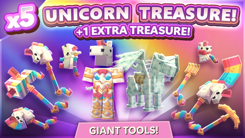 [OP SMP] 5x Unicorn Treasure [+1 FREE]