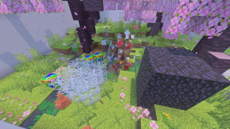 Rainbow Lucky Blocks Skyblock by Fall Studios