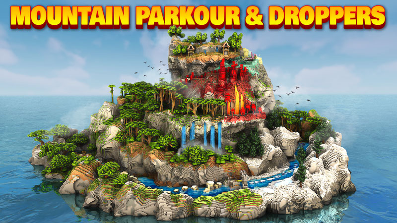 Mountain Parkour & Droppers on the Minecraft Marketplace by GoE-Craft
