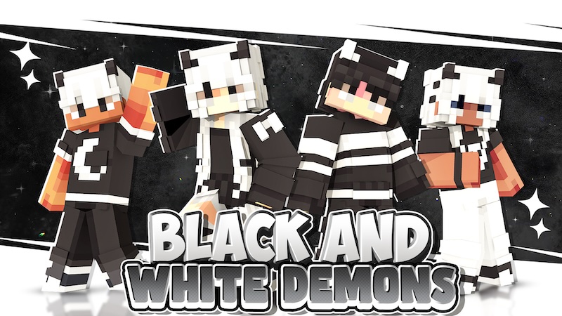 BLACK AND WHITE DEMONS on the Minecraft Marketplace by CUBE GAMES