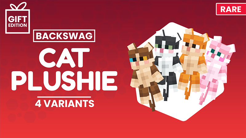Cat Plushie Backswag - Gift