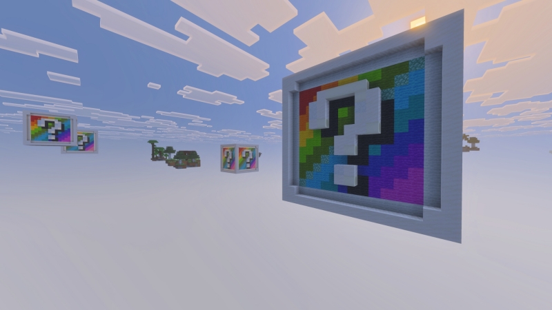 Rainbow Lucky Blocks Skyblock by Fall Studios
