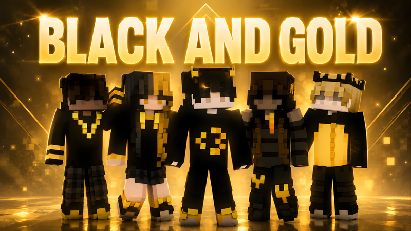 Black and Gold on the Minecraft Marketplace by Lua Studios