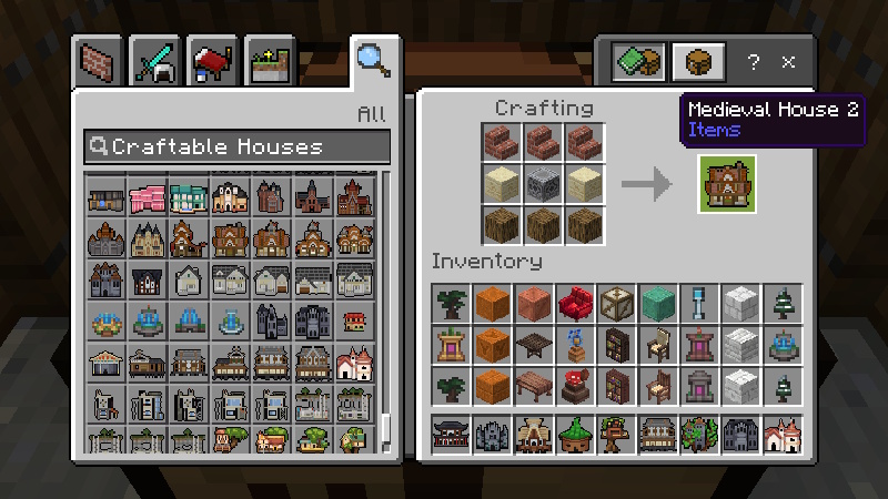 Craftable Houses Add-On by Pixell Studio