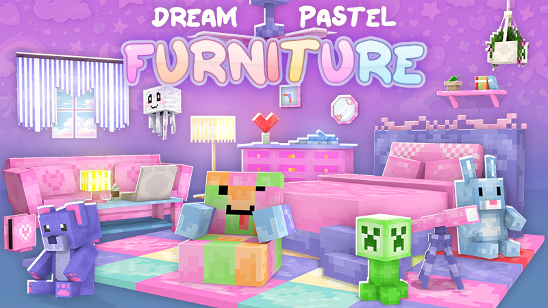 Dream Pastel Furniture on the Minecraft Marketplace by Eescal Studios