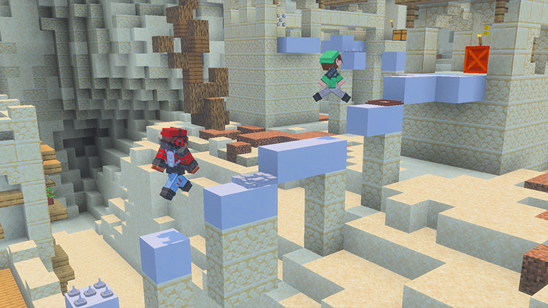 Mountain Parkour & Droppers by GoE-Craft