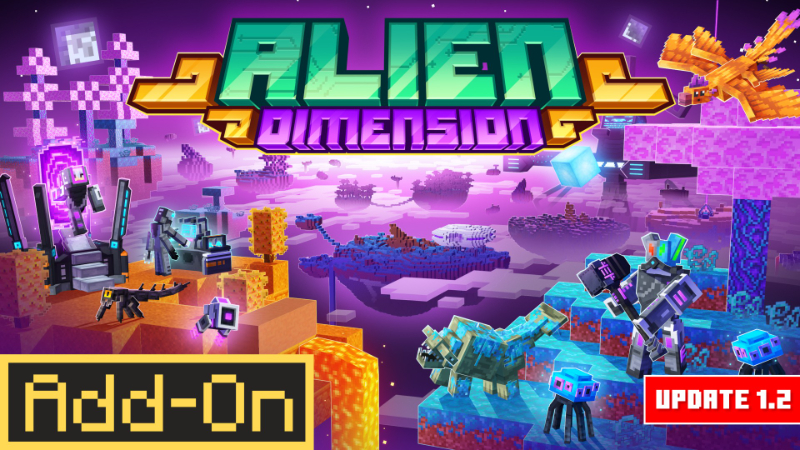 Alien Dimension Add-On on the Minecraft Marketplace by Skilendarz