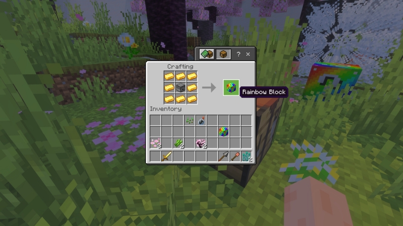 Rainbow Lucky Blocks Skyblock by Fall Studios