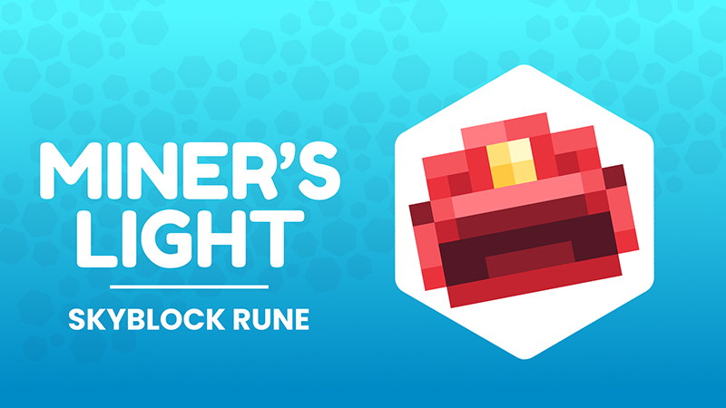 Miner's Light - Skyblock Rune