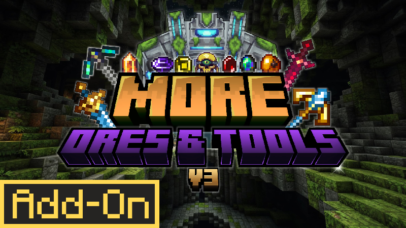 More Ores and Tools Add-On on the Minecraft Marketplace by Netherpixel