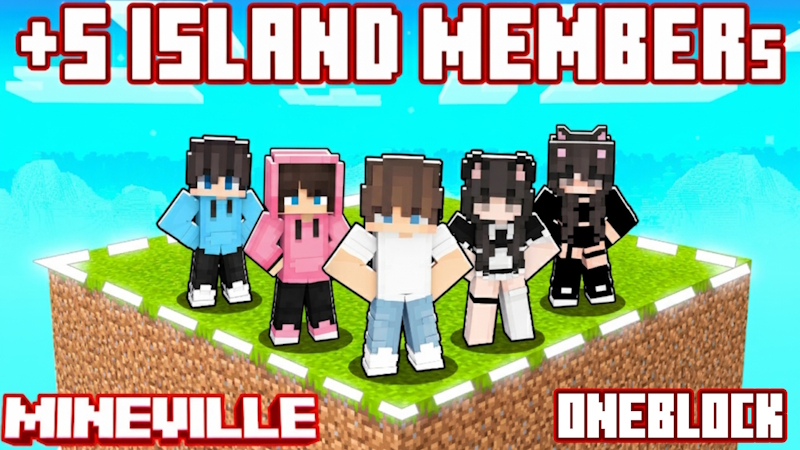 [Oneblock] 5 Extra Island Member Slots