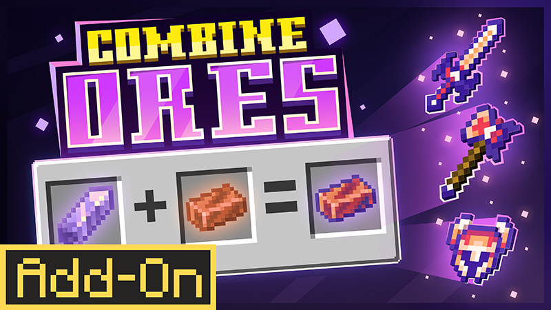 COMBINE ORES V4.3 Add-On on the Minecraft Marketplace by Red Eagle Studios