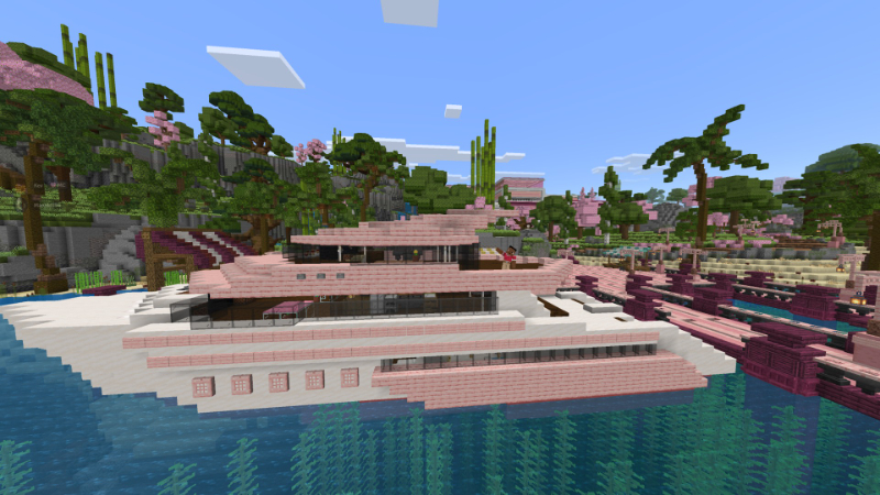 Billionaire's Pink Mansion by ManaLabs