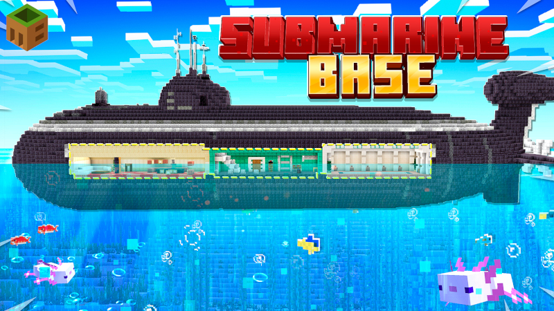 Submarine Base on the Minecraft Marketplace by MobBlocks